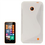 Cover fra S-Line til Lumia 630 (Gennemsigtig) 